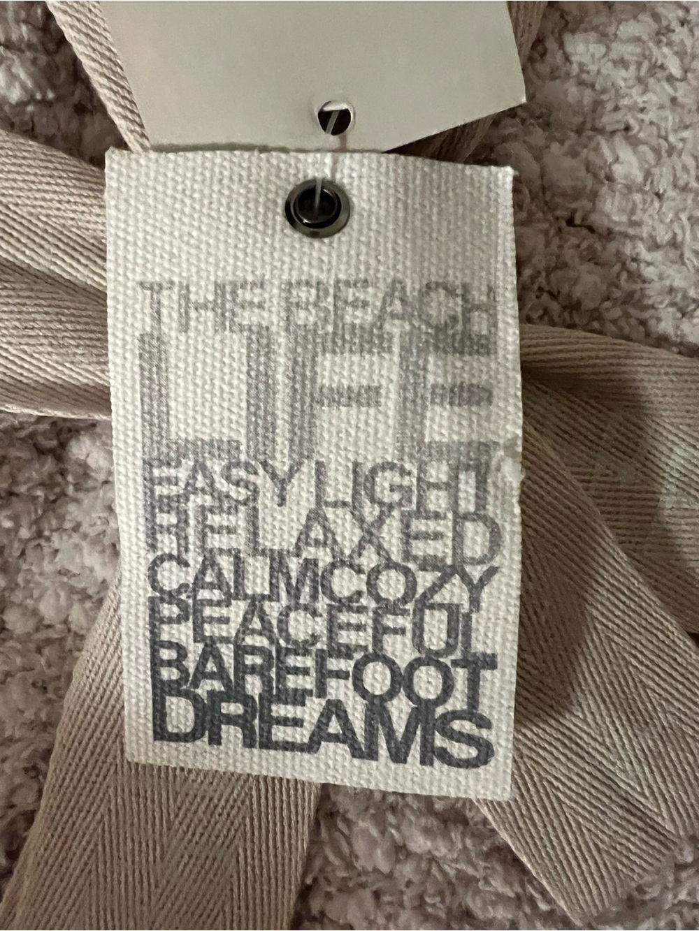Barefoot Dreams Almond Cozy Throw Blanket - Picture 5 of 5